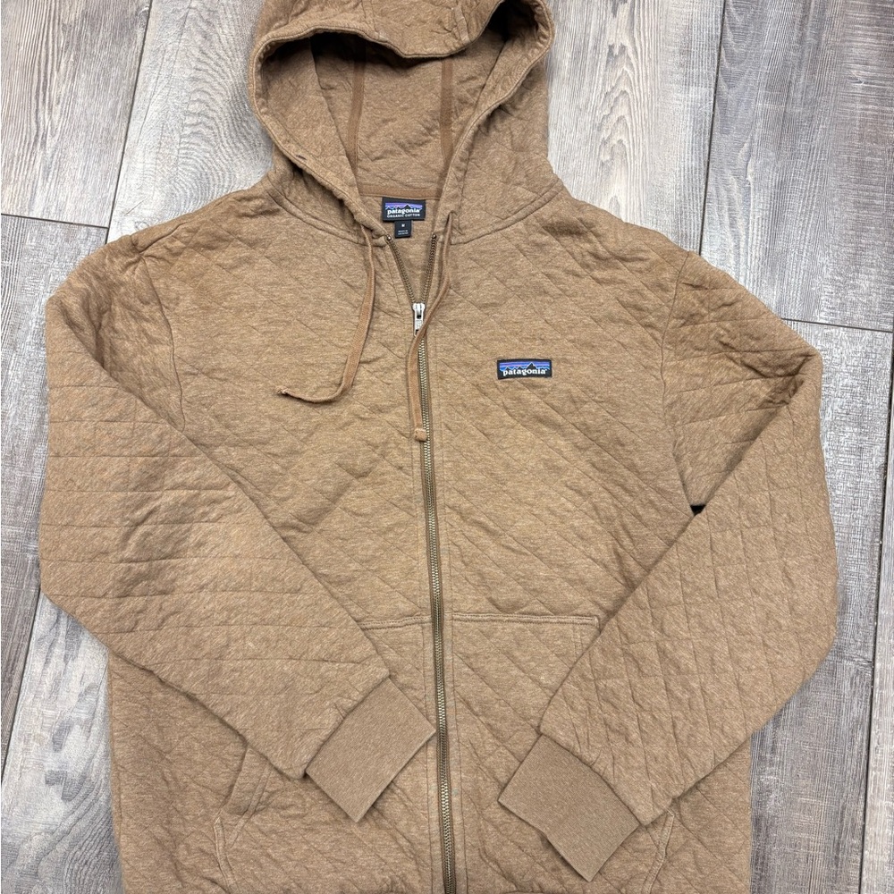 Patagonia Men's Organic Cotton Quilt Full-Zip Hoodie